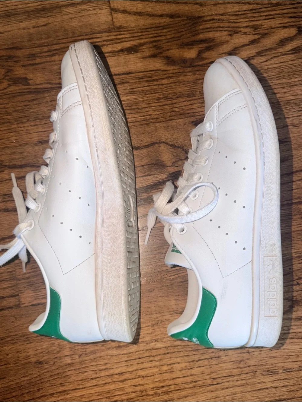 adidas White and Green Primegreen Sneakers